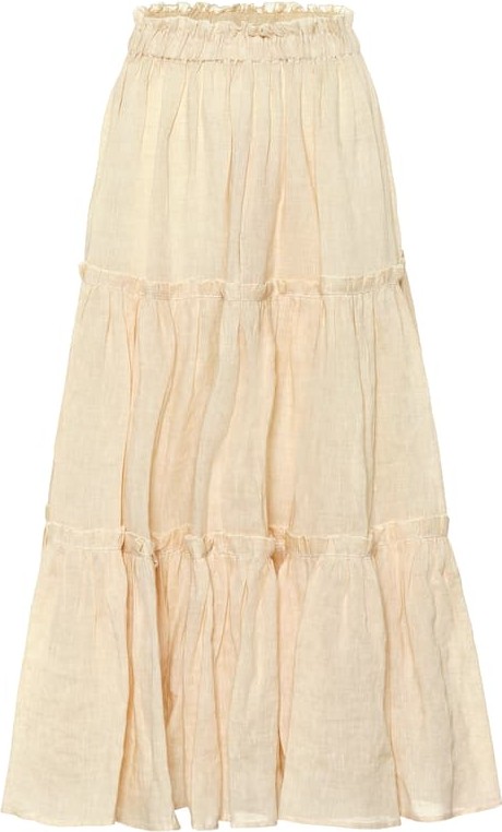 Lisa Marie Fernandez Linen maxi skirt
