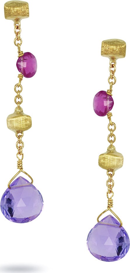 Marco Bicego Paradise Mixed-Stone Drop Earrings