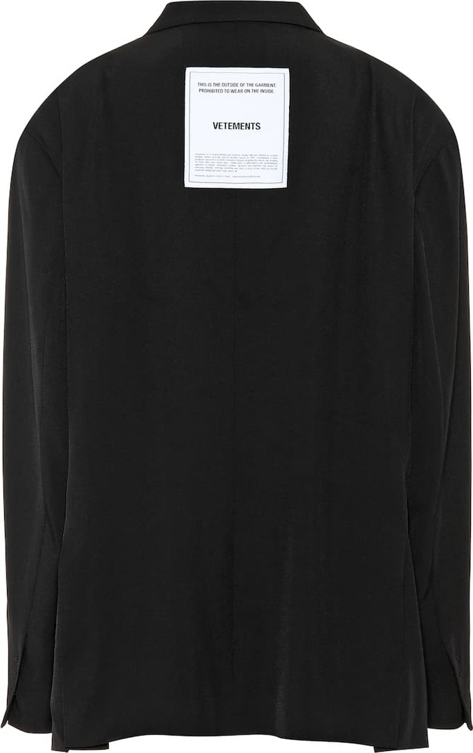 Vetements Crêpe blazer