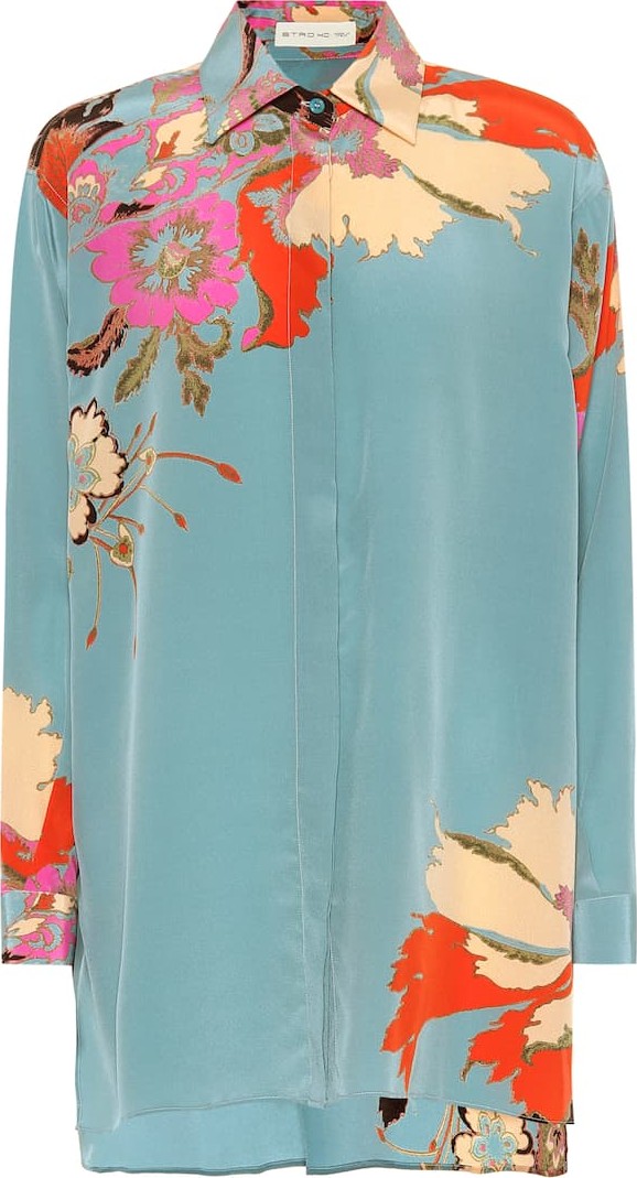 Etro Printed silk shirt