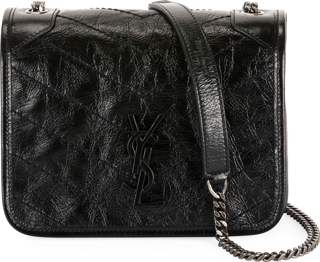 Saint Laurent Niki YS Monogram Leather Wallet on Chain
