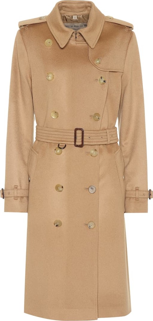 Burberry London England Cashmere trench coat
