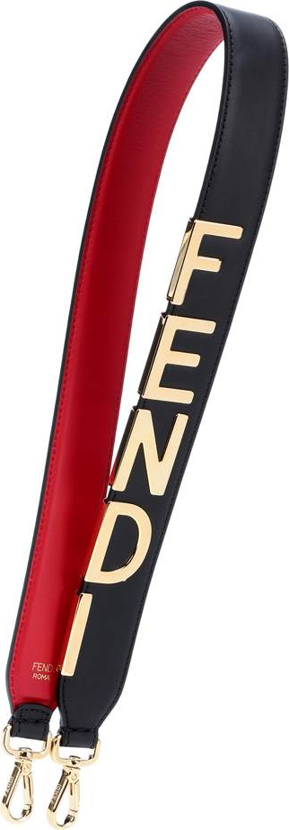 Fendi Strap You leather shoulder strap