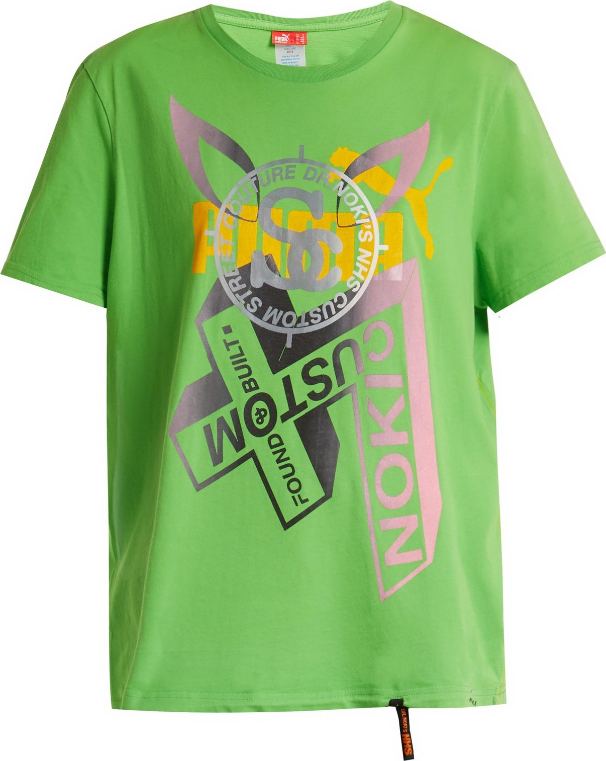 Noki Rabbit ear and logo-print cotton T-shirt