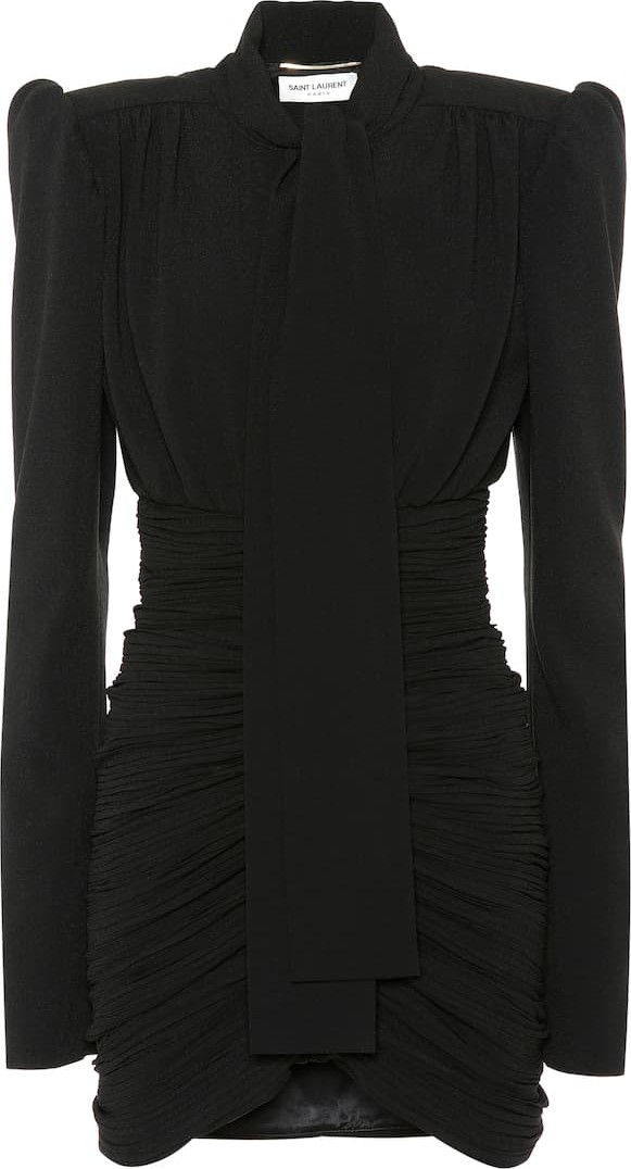 Saint Laurent Lavallière minidress