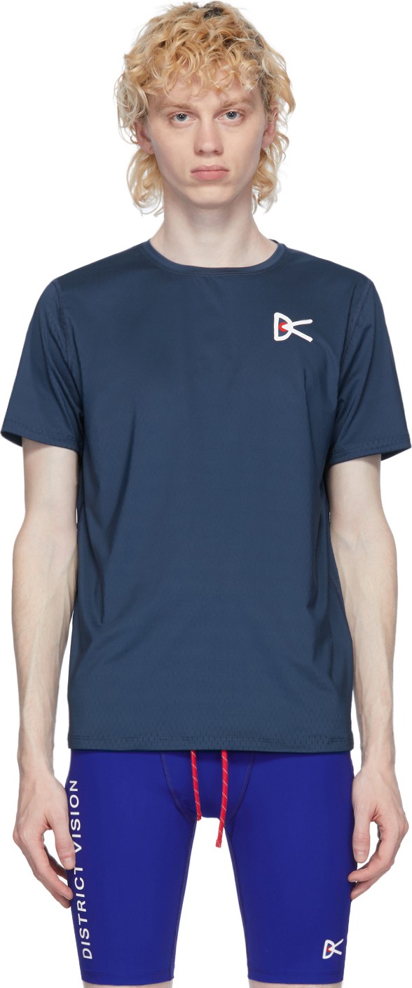 District Vision Blue Air-Wear T-Shirt