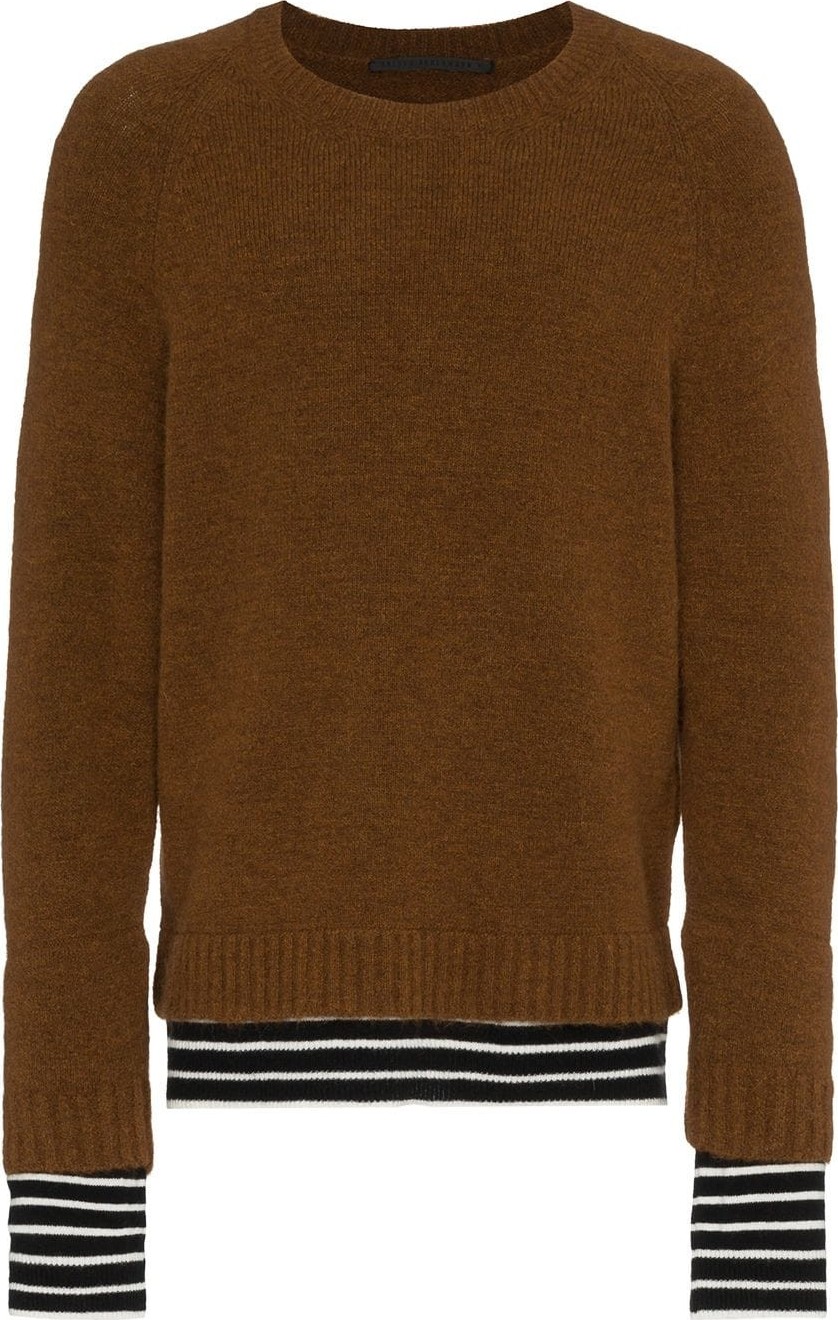 Haider Ackermann stripe hem jumper