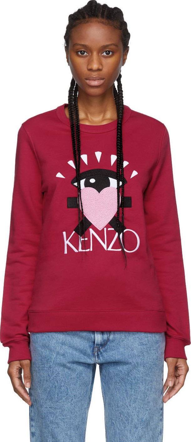 KENZO Pink Limited Edition Cupid Eye Sweatshirt