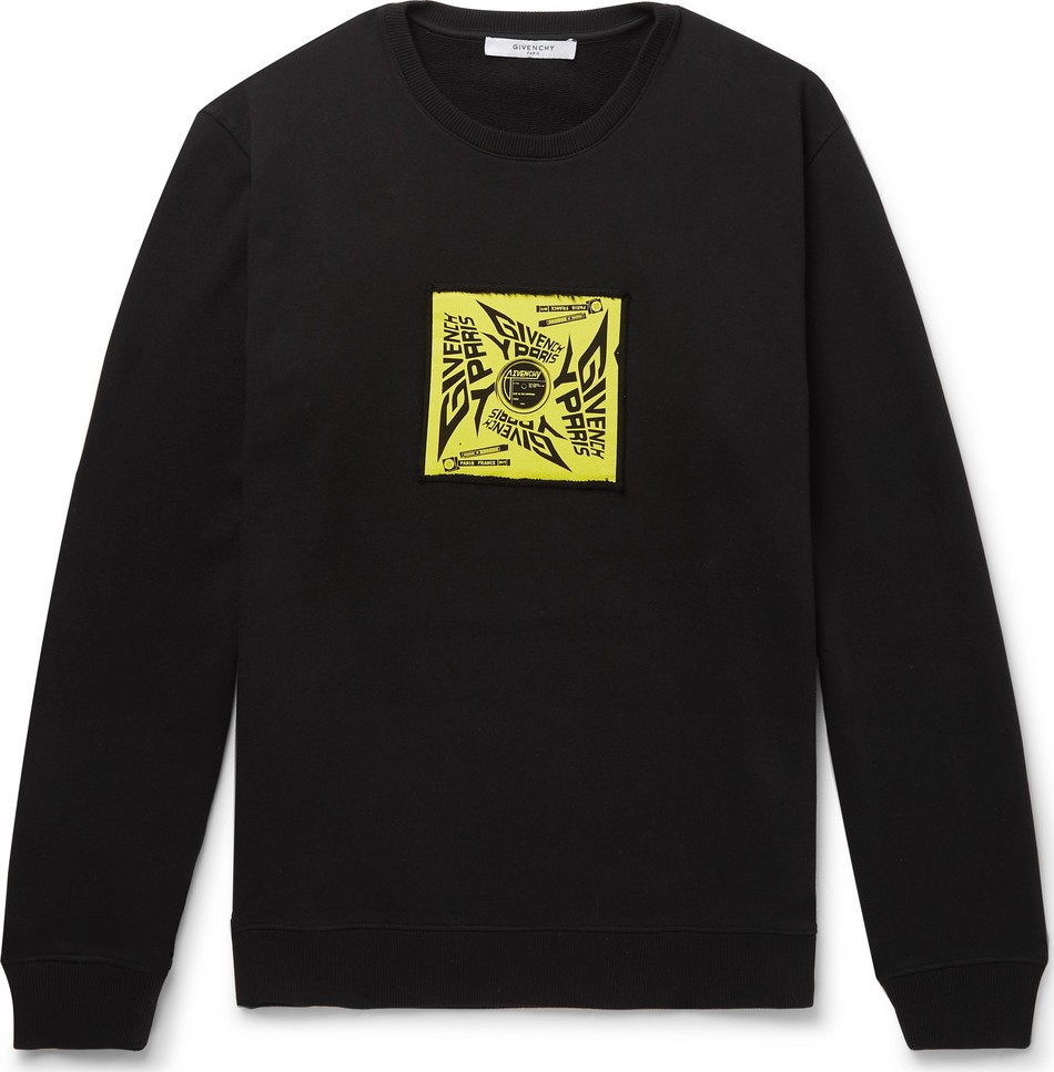 Givenchy Printed Loopback Cotton-Jersey Sweatshirt