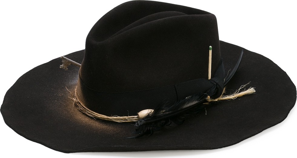 Nick Fouquet distressed effect hat