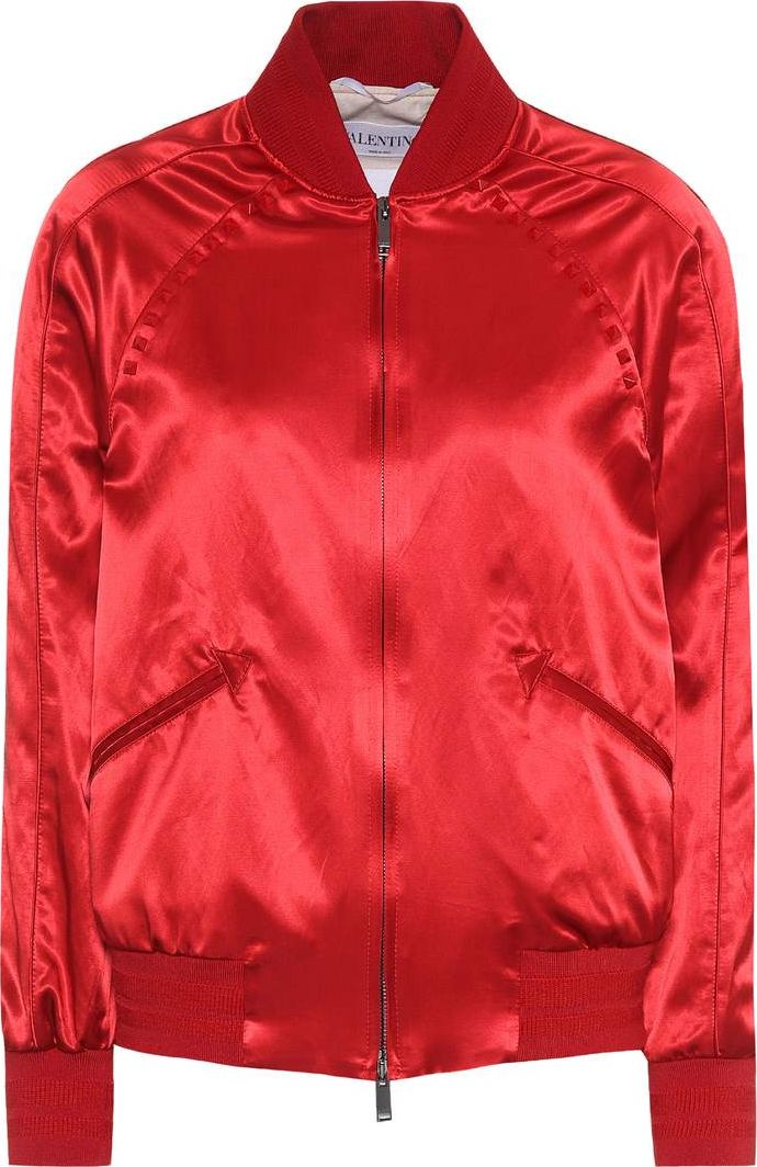 Valentino Satin bomber jacket