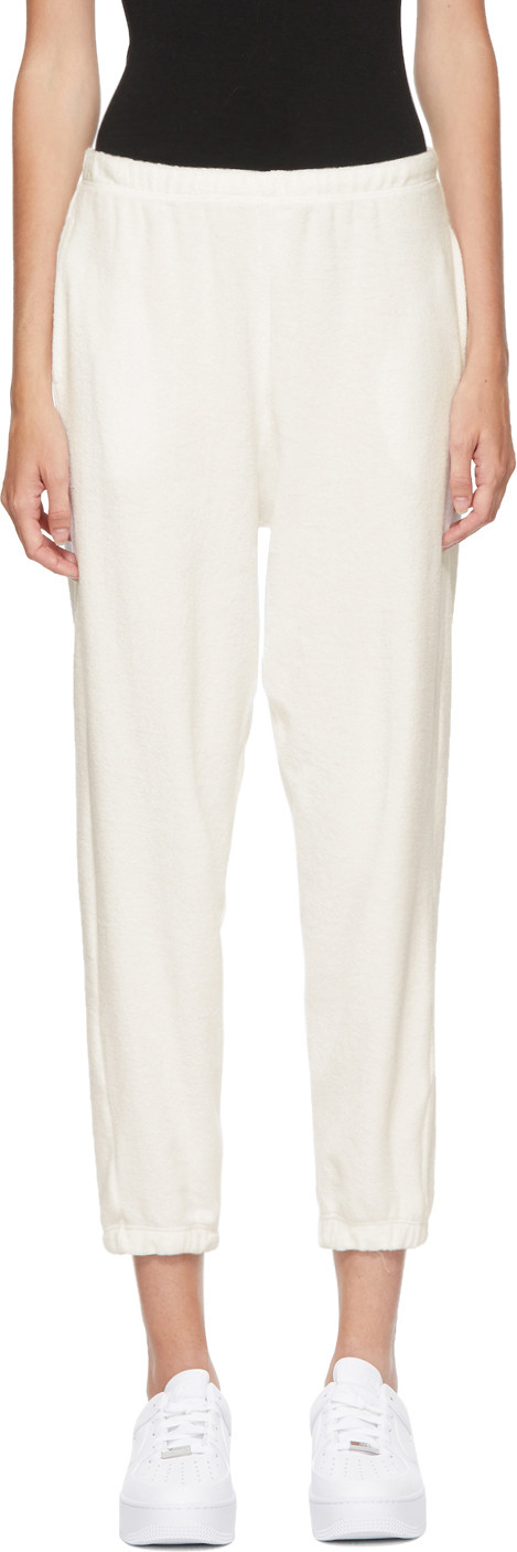Gil Rodriguez - SSENSE Exclusive White Terry Beachwood Lounge Pants