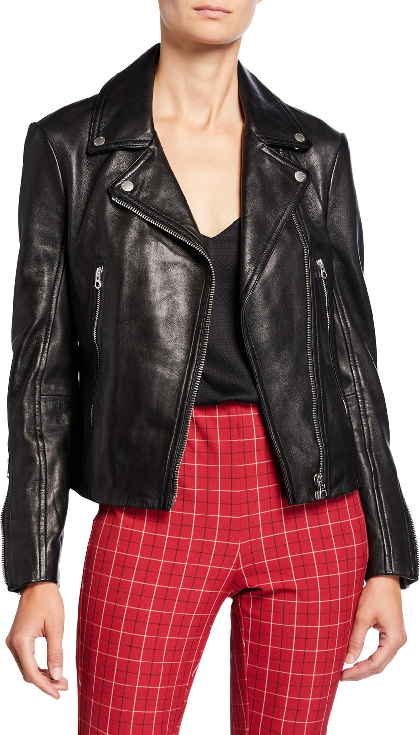 Rag & Bone Mack Leather Moto Jacket
