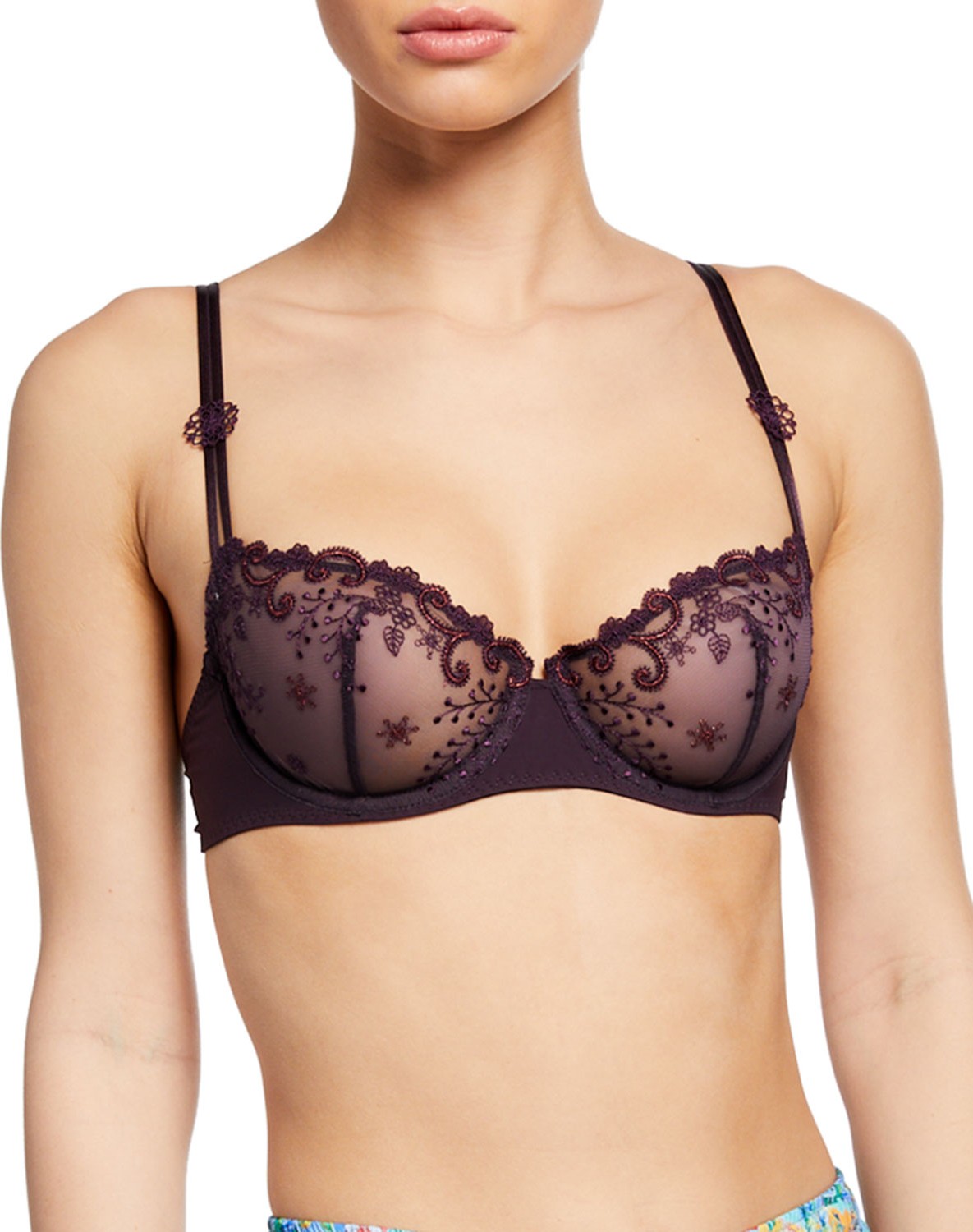 Simone Perele Delice Embroidered Demi Bra