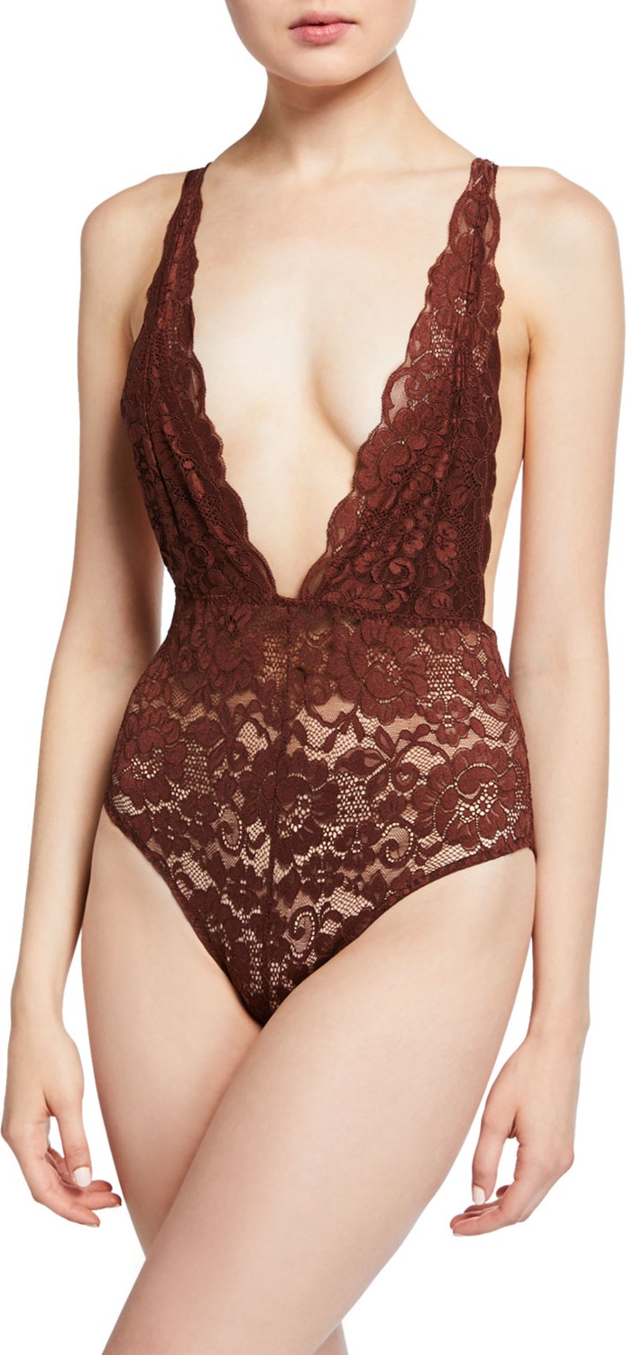 HAH / We Are HAH Comin In Haht Lace Bodysuit