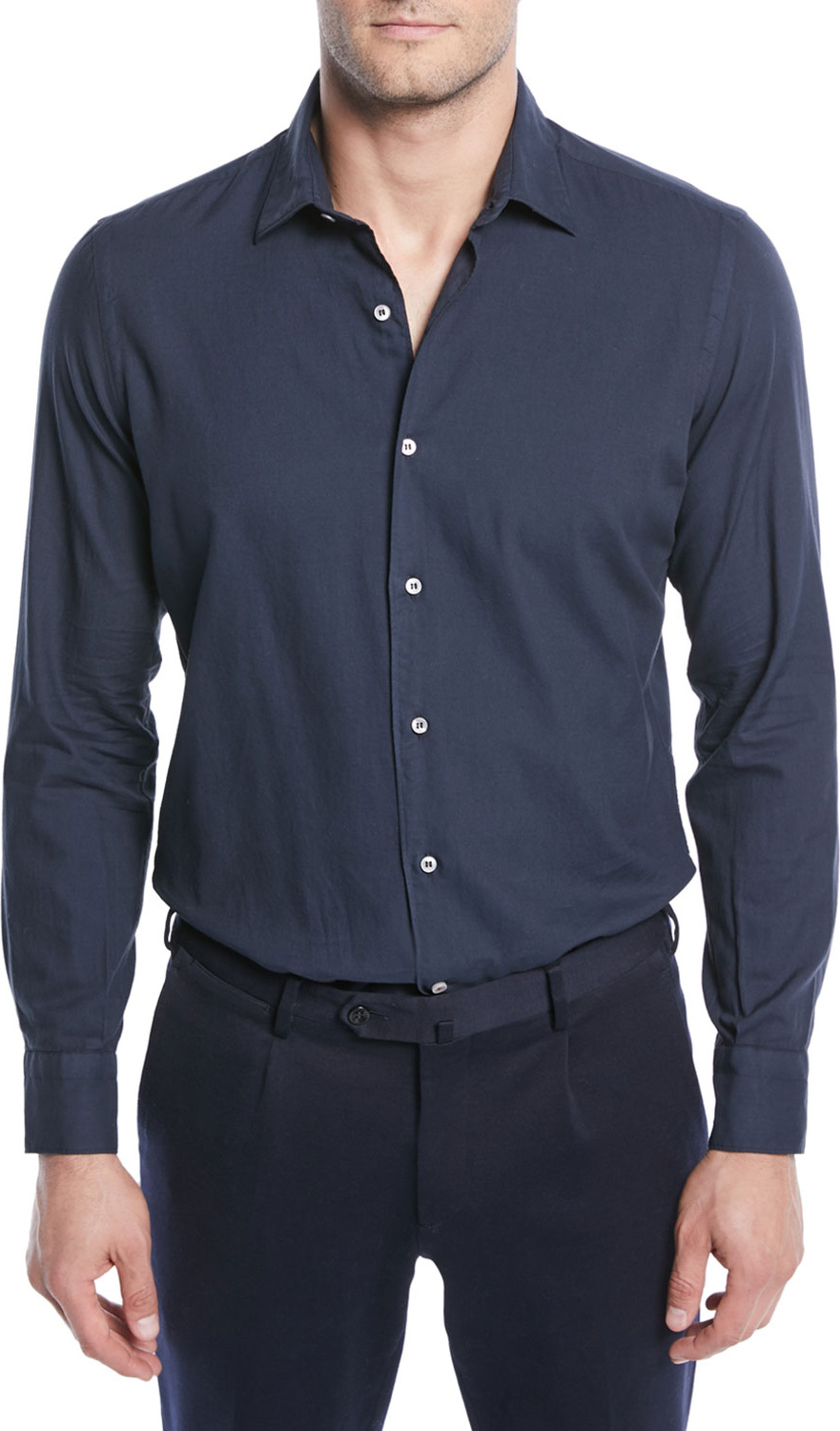 Loro Piana Men's Arthur Cotton Sport Shirt