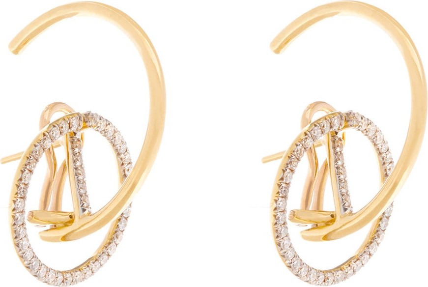 Ana Khouri Brigid diamond & 18kt gold earrings