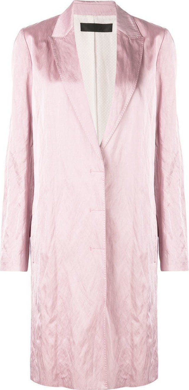 Haider Ackermann metallic trench coast