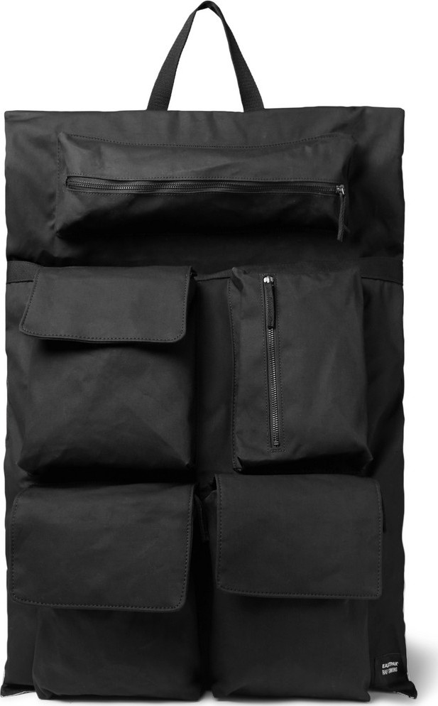 Raf Simons + Eastpak Oversized Printed Shell and Cotton-Canvas Backpack