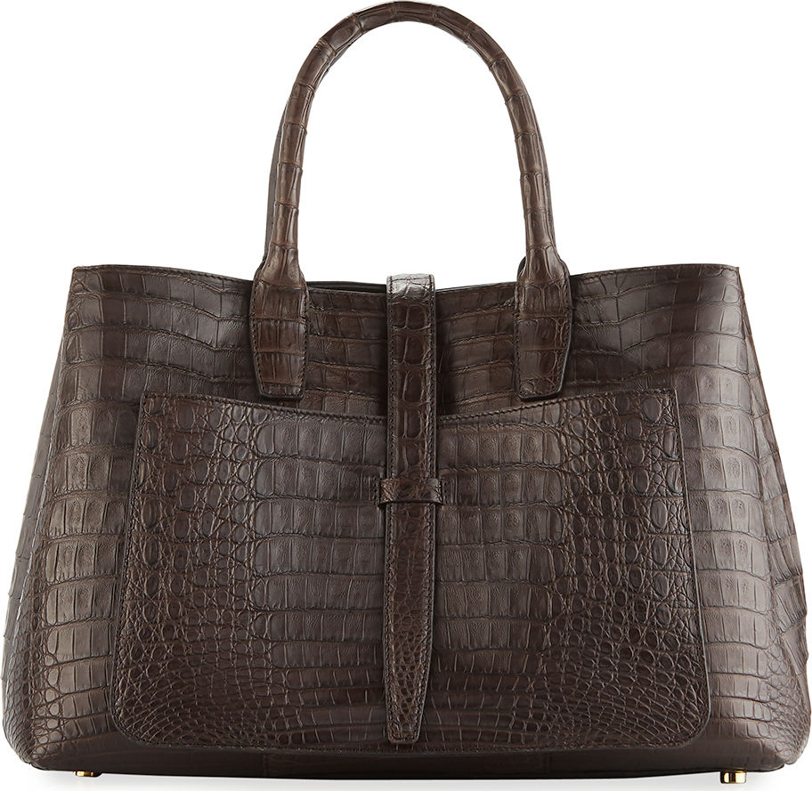 Nancy Gonzalez Astrid Medium Crocodile Tote Bag