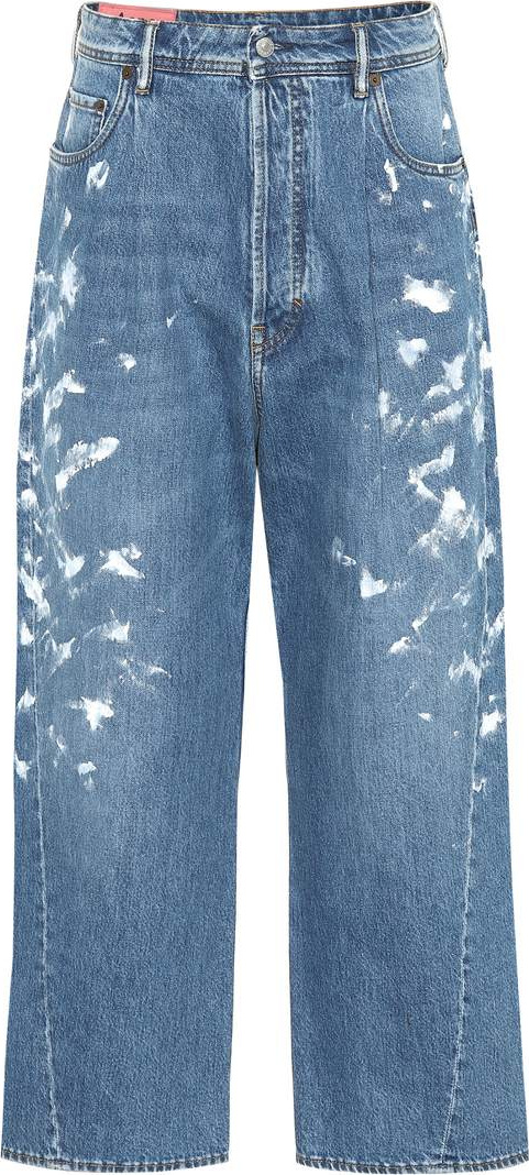 Acne Studios Blå Konst high-rise wide-leg jeans