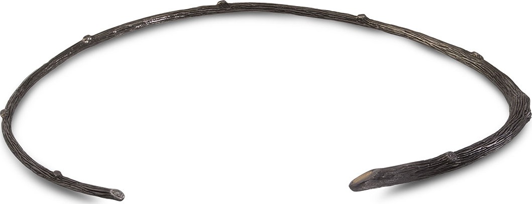 Michael Aram Enchanted Forest Black Collar Necklace w/ Diamonds