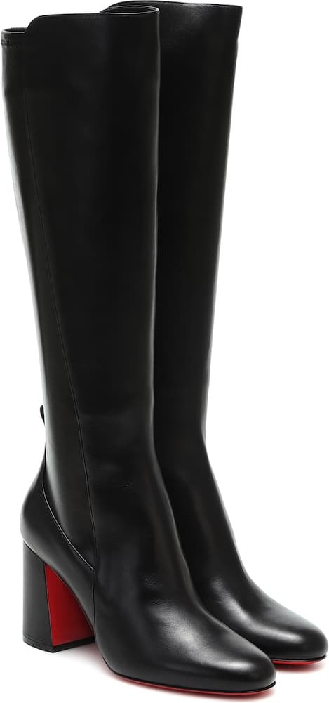 Christian Louboutin Kronobotte knee-high leather boots