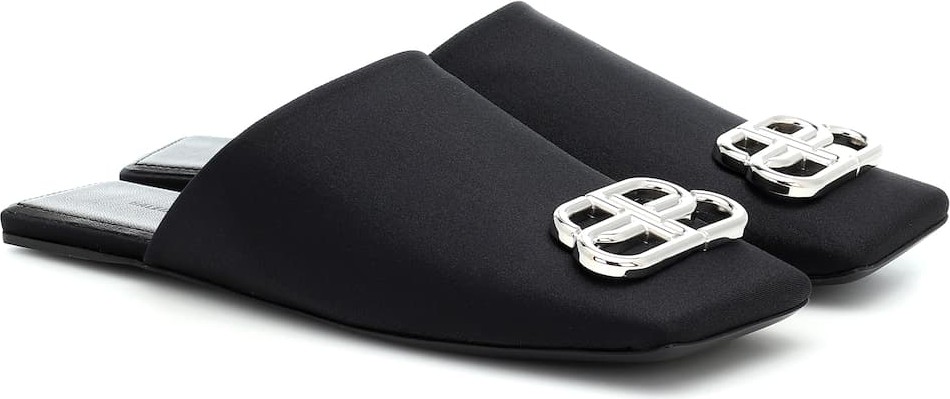 Balenciaga Double Square BB slippers