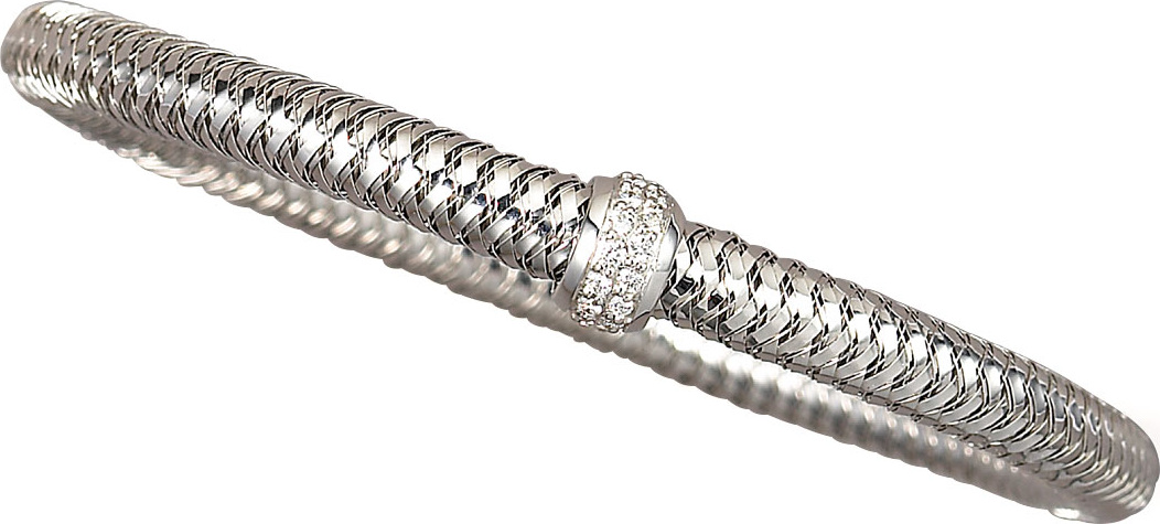 Roberto Coin Diamond Primavera Bracelet, White Gold