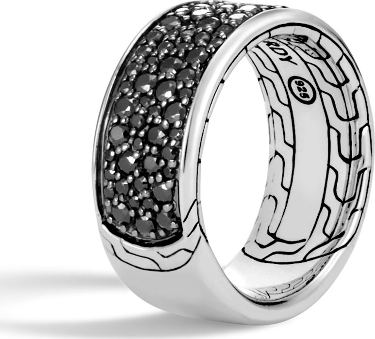 John Hardy Men's Classic Chain Sapphire & Spinel Ring