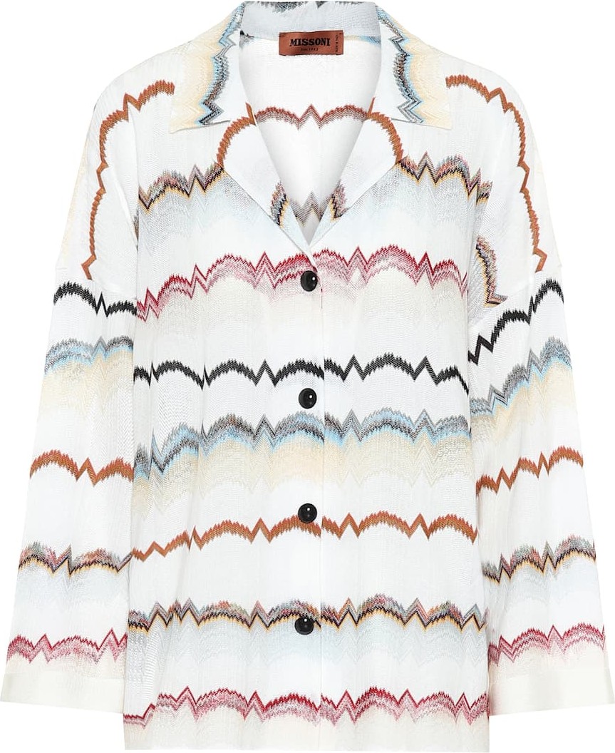 Missoni Zigzag cotton-blend shirt