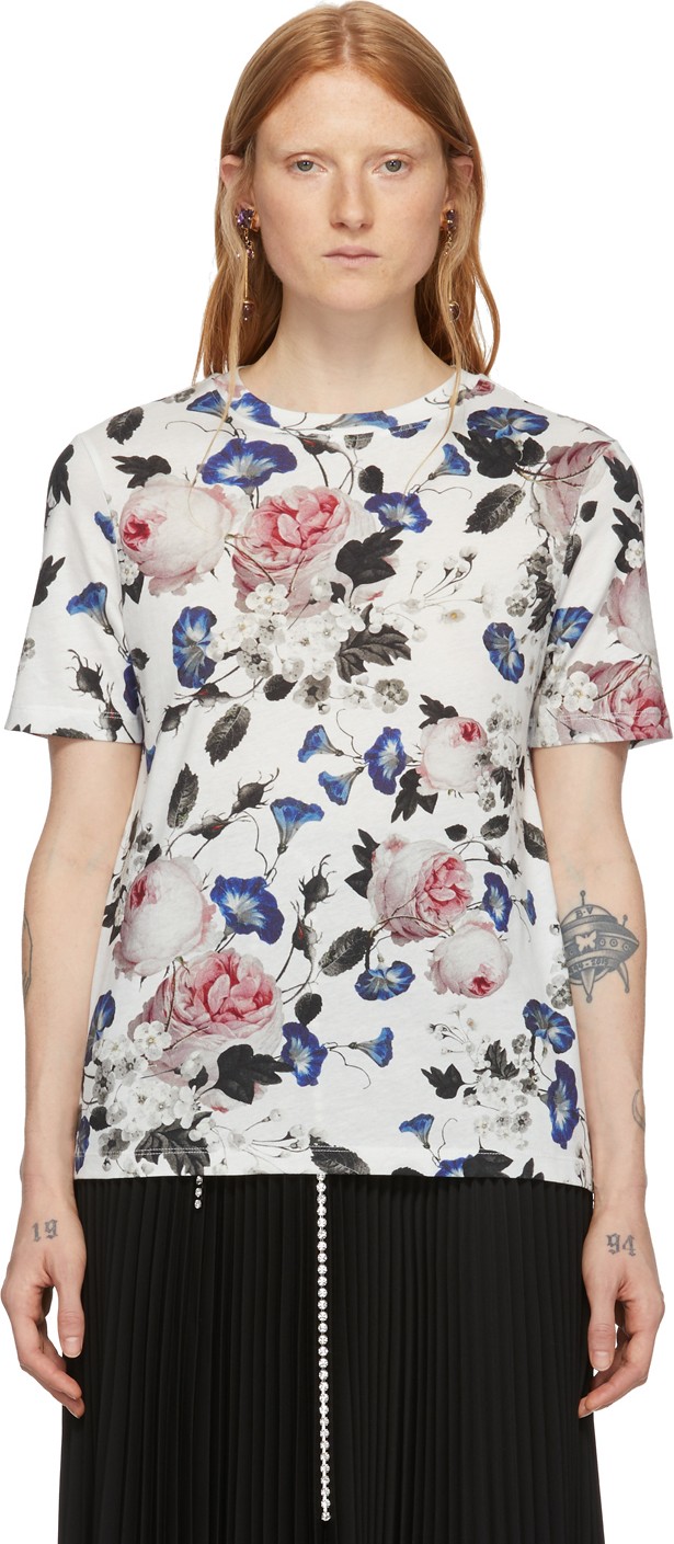 Erdem White Hettie T-Shirt