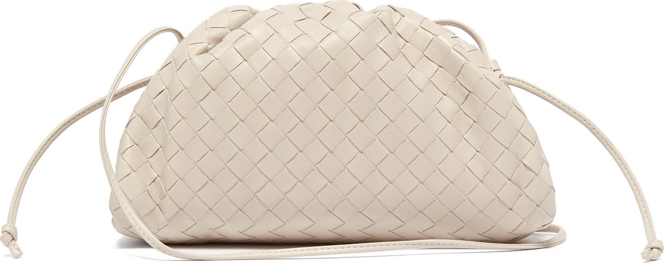Bottega Veneta The Pouch Intrecciato leather clutch bag