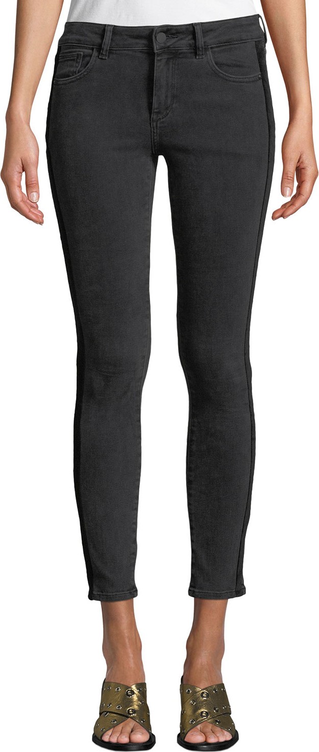 DL1961 Margaux Side-Stripe Instasculpt Skinny Jeans