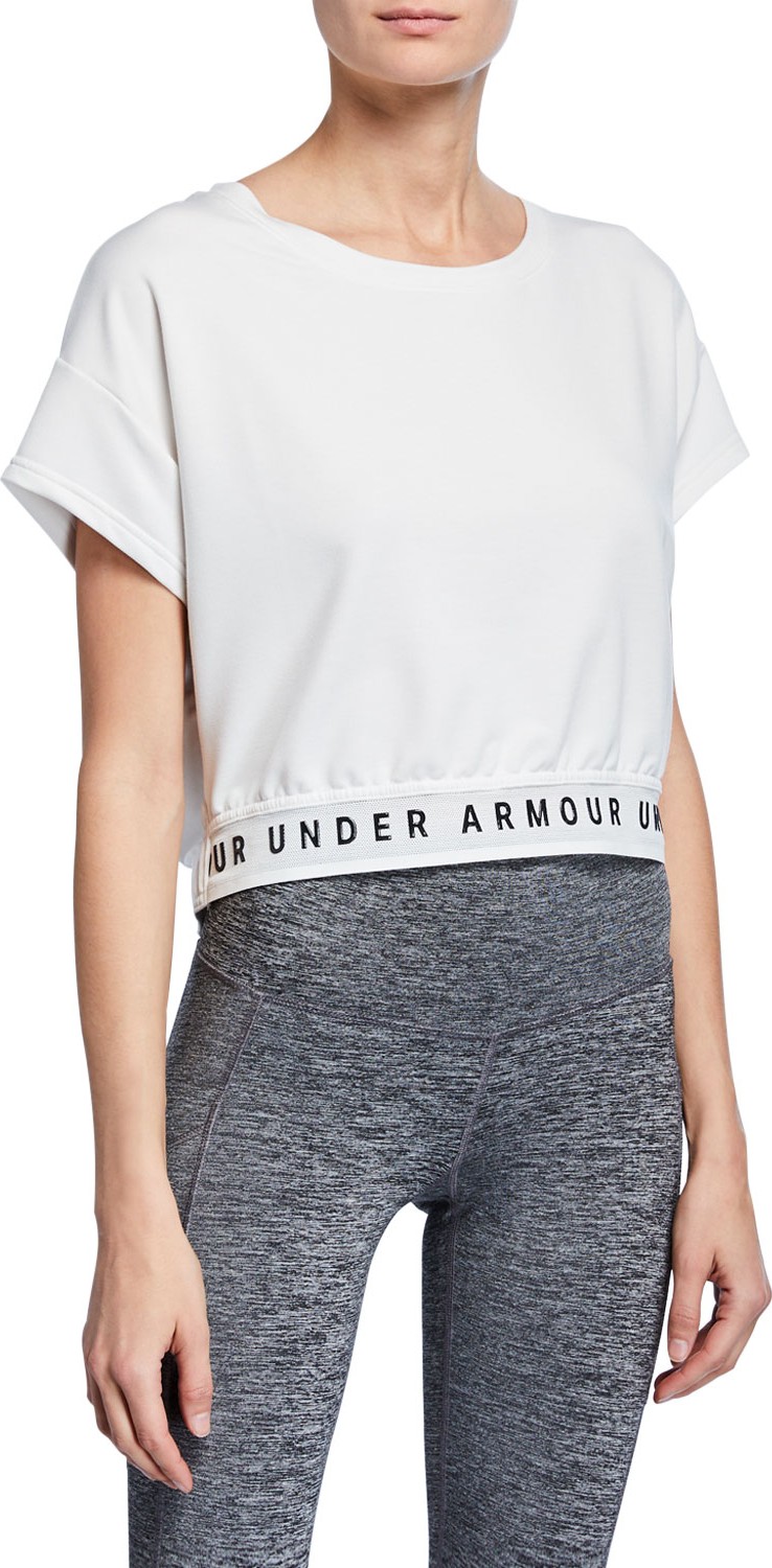 Under Armour Featherweight Fleece Active Crop Top