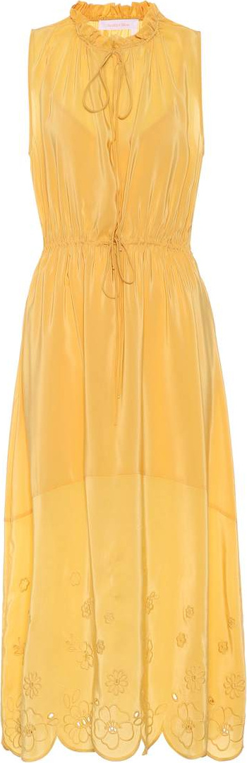 See By Chloé Sleeveless silk-blend dress