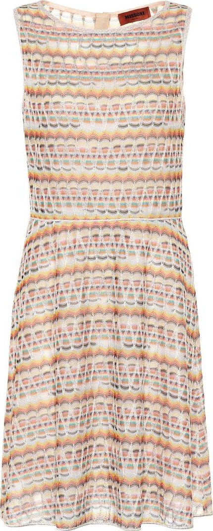 Missoni Striped stretch-silk minidress