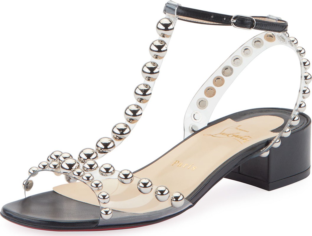 Christian Louboutin Faridaravie Studded Red Sole Sandals