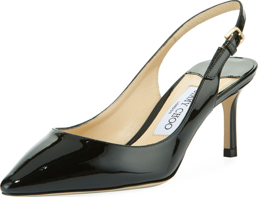 Jimmy Choo Erin 60mm Patent Leather Slingback Pump