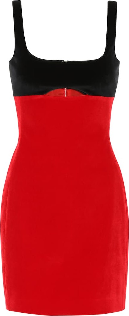 David Koma Velvet minidress