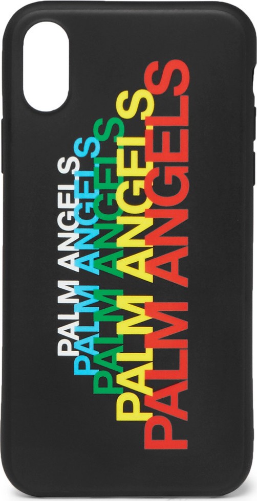 Palm Angels Logo-Print iPhone X Case