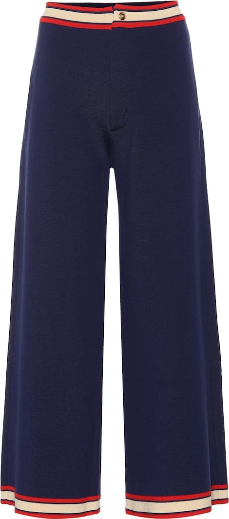 Gucci Wide-leg wool pants