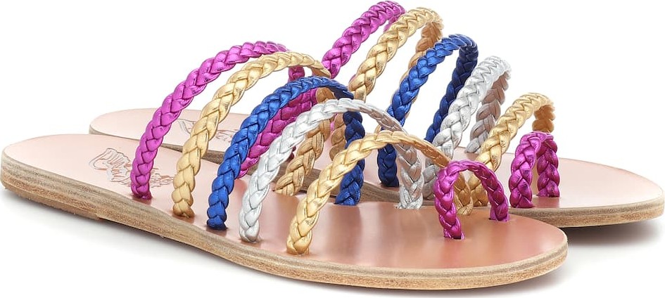 Ancient Greek Sandals Niki Braids leather sandals