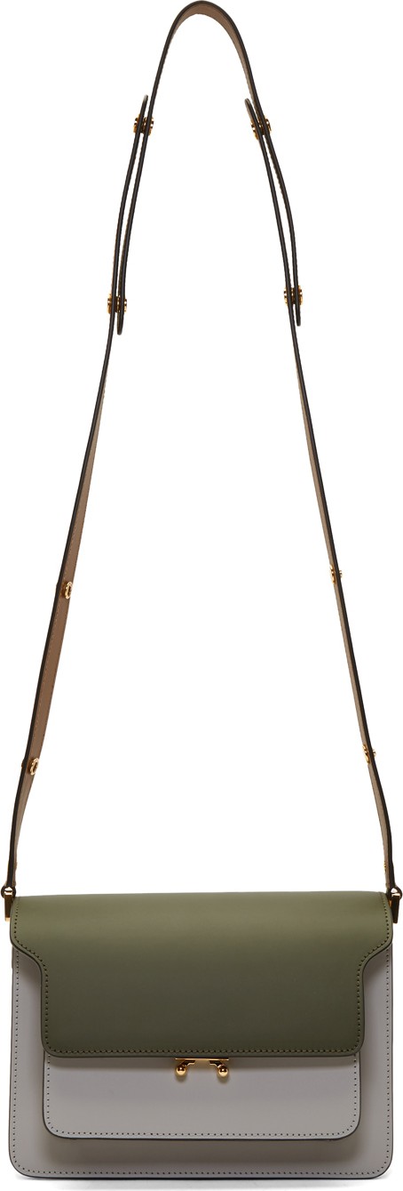 Marni Pink & Brown Trunk Bag