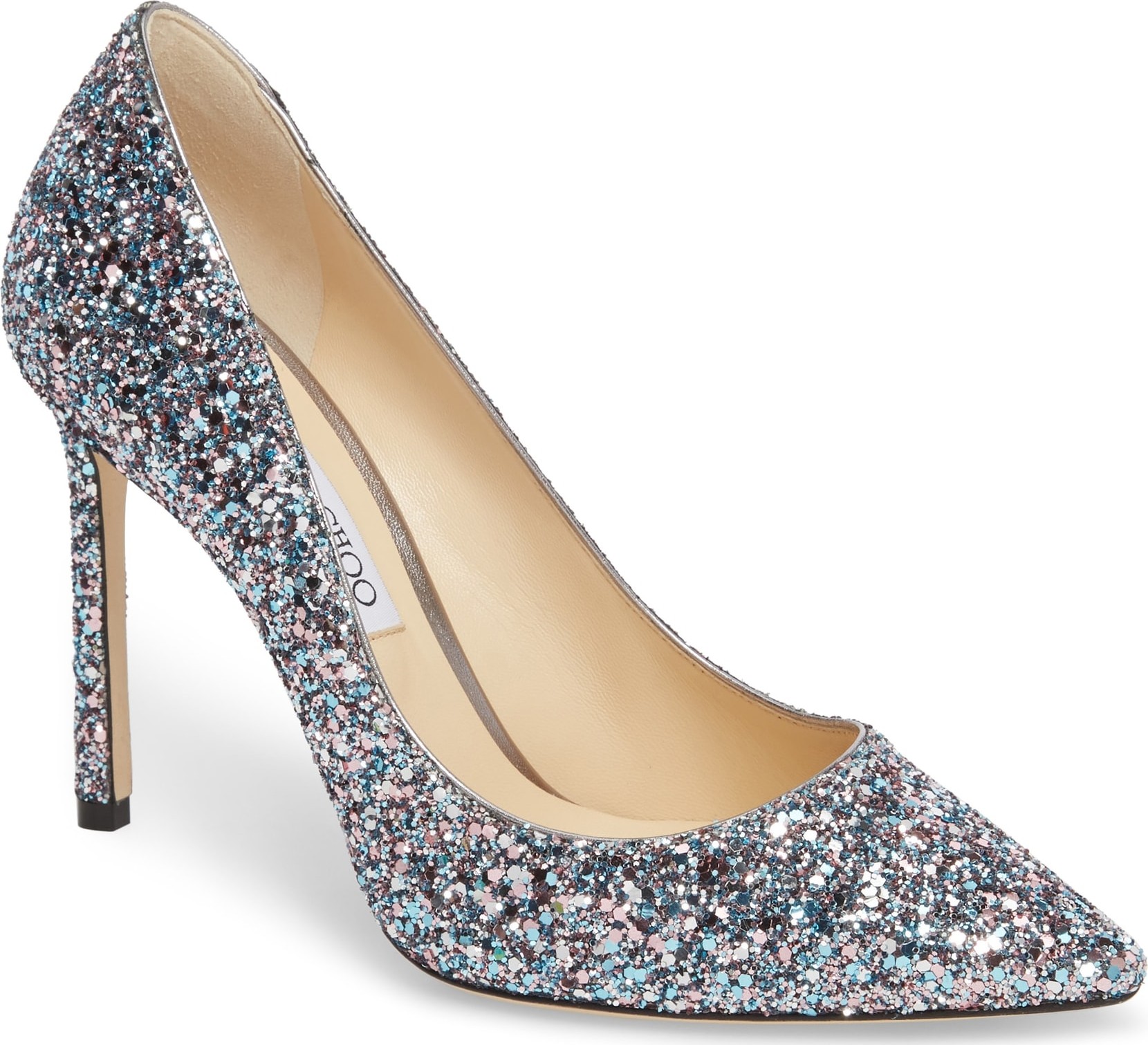 Jimmy Choo Romy Glitter Pump