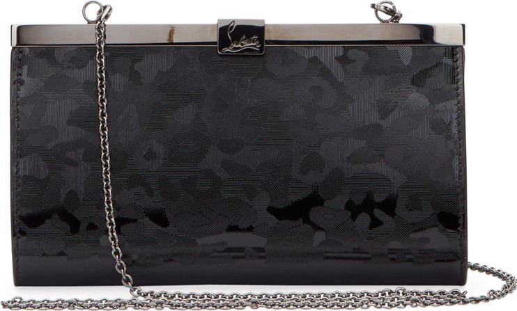 Christian Louboutin Palmette Small Panthera Clutch Bag