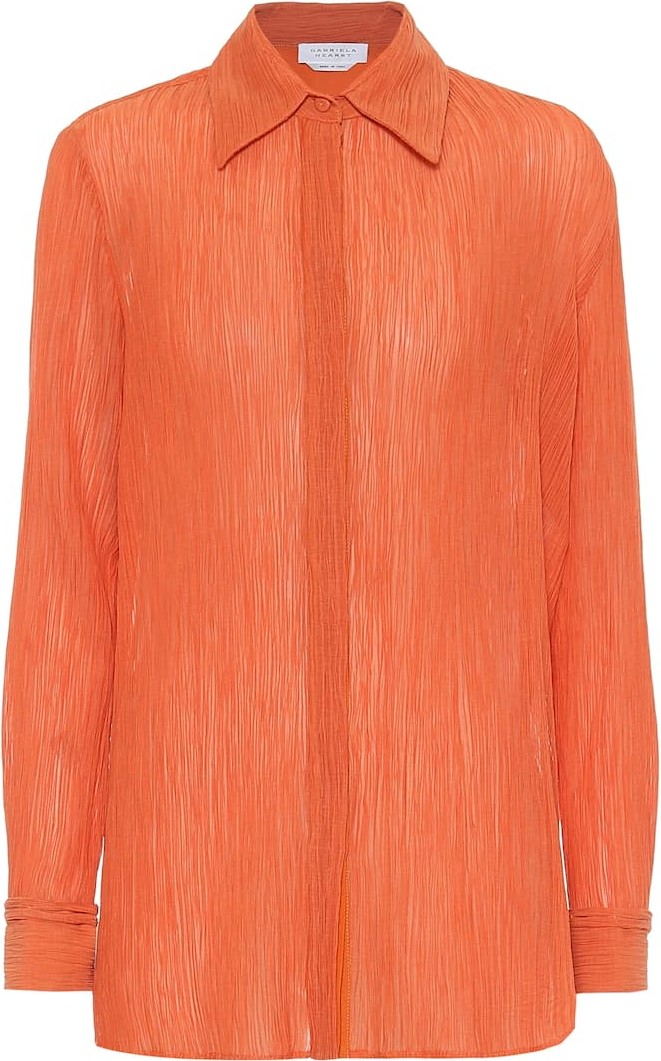 Gabriela Hearst Cruz cotton and silk shirt