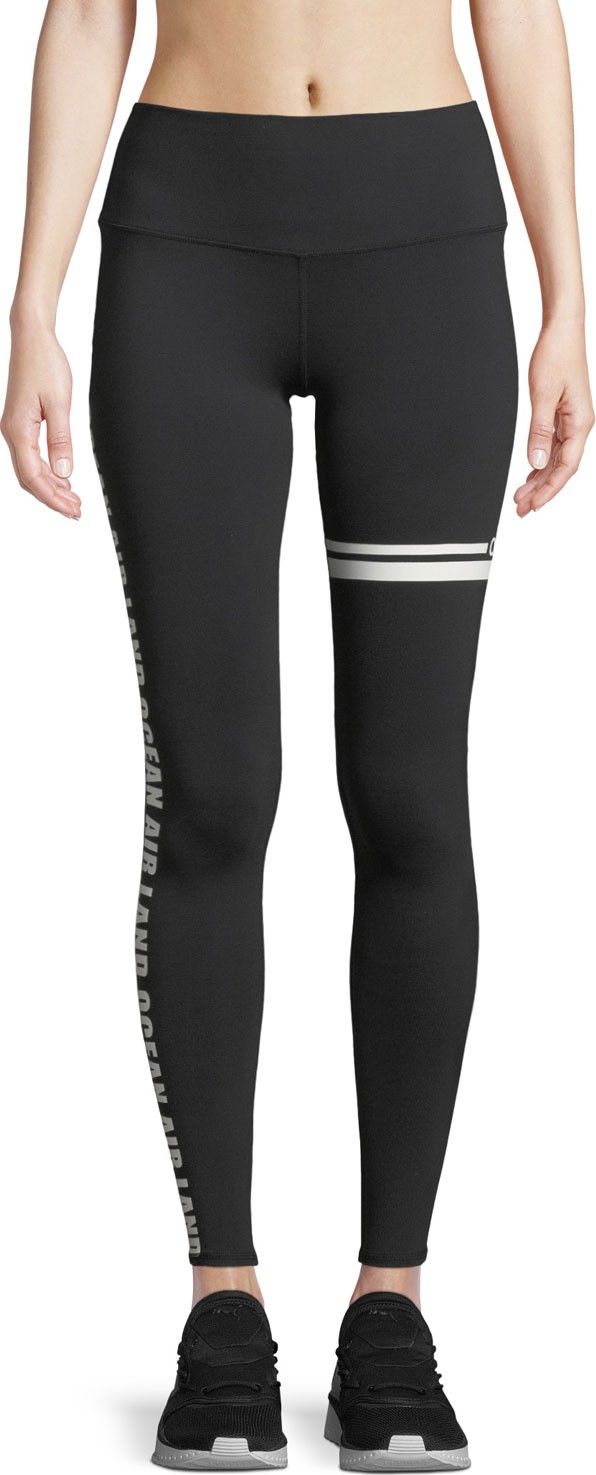 Alo Yoga Airbrush Graphic High-Waist Sport Leggings