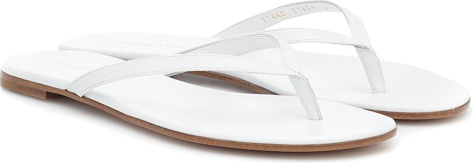 Gianvito Rossi Calypso leather thong sandals