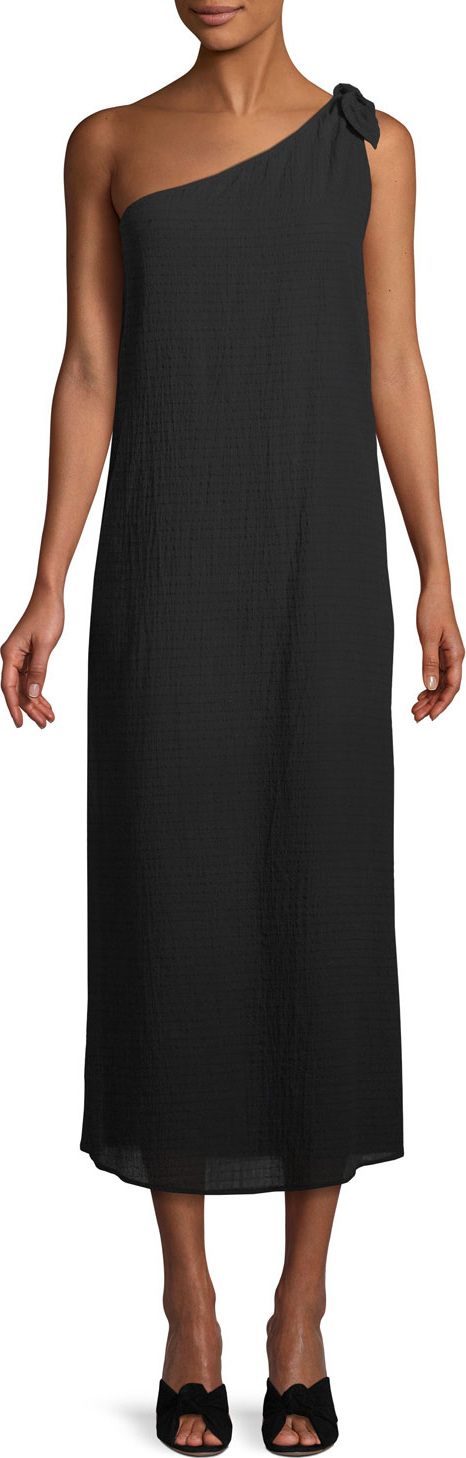 Mara Hoffman Camilla One-Shoulder Organic Cotton Maxi Dress